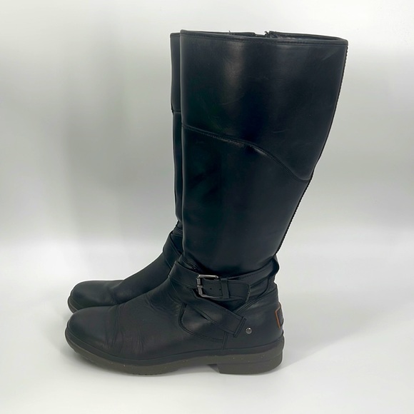 UGG Evanna Waterproof Black Boots - Picture 5 of 7